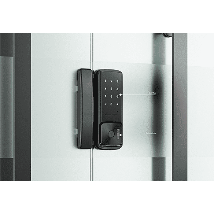 FECHADURA INTELIGENTE PARA PORTAS DE VIDRO MFR 4000
