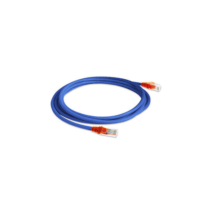 PATCH CORD 2,5M CAT5E C/ CAPA MOLDADA E PROTETORA - AZUL - BLUECOM