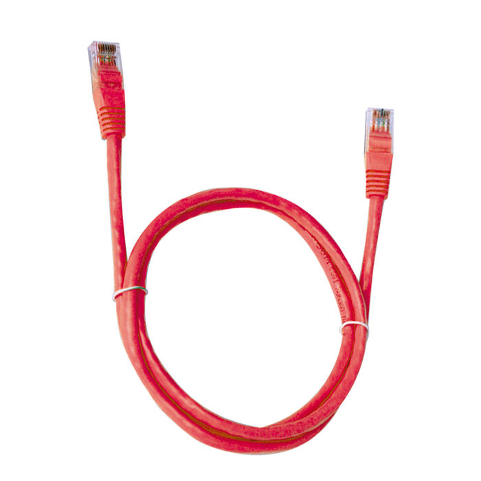 PATCH CORD CAT5E 1,5M VERMELHO - PC-ETHU15RD - PLUSCABLE