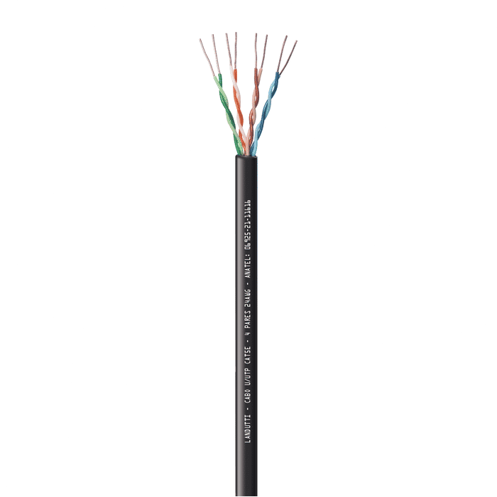 CABO LAN CAT5E 4P 24AWG CMX BLINDADO 100% COBRE BOB 1000M - CONDUTTI