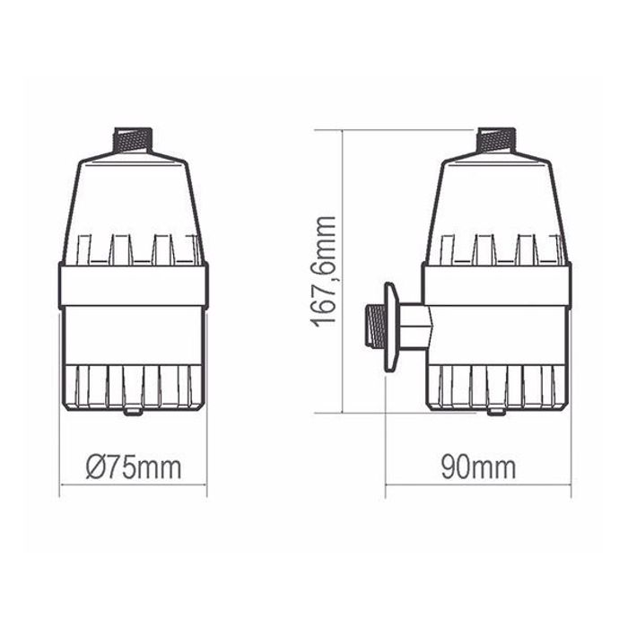 Aquecedor Elétrico de água Fame Branco