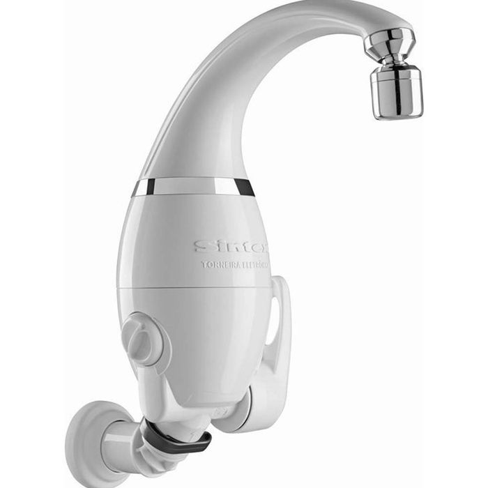 Torneira Elétrica Parede/Bancada Sintex 6500W Branca