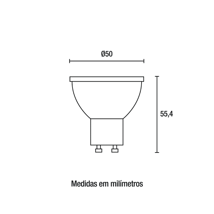 Lâmpada SMART Led MR16 5W