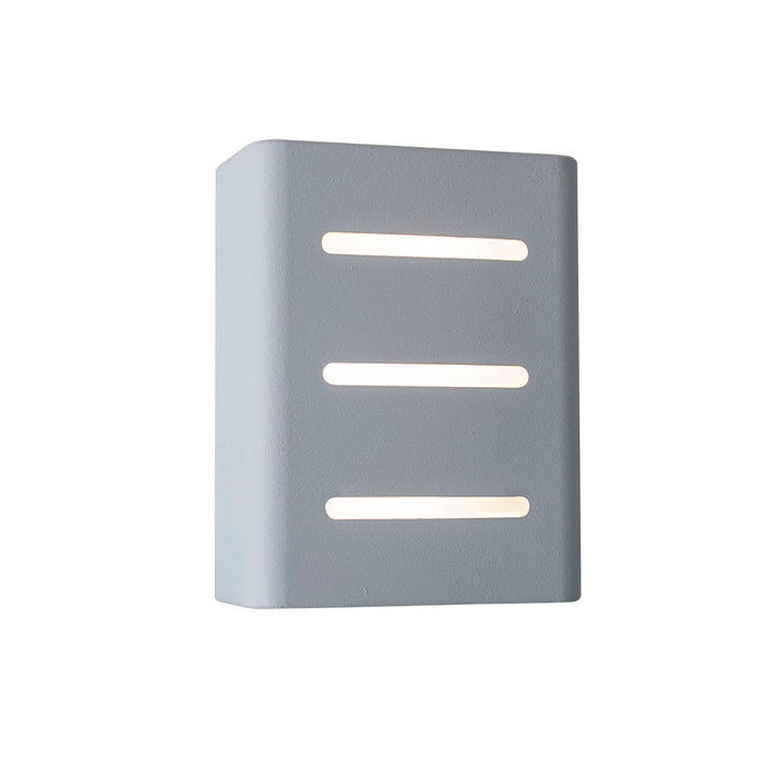 Arandela Fussen 3 Aletas Branco Fosco - Germany