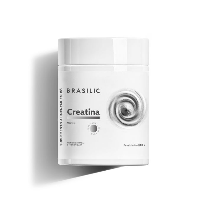 CREATINA MONOHIDRATADA E MICRONIZADA NEUTRA 300G - BRASILIC