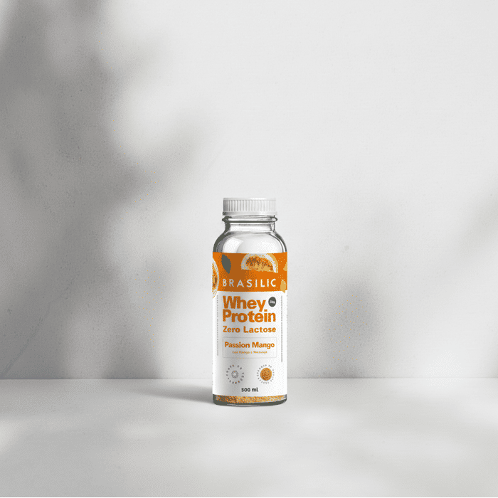 Whey Protein Concentrado Zero Lactose Manga e Maracujá Passion Mango Garrafinha