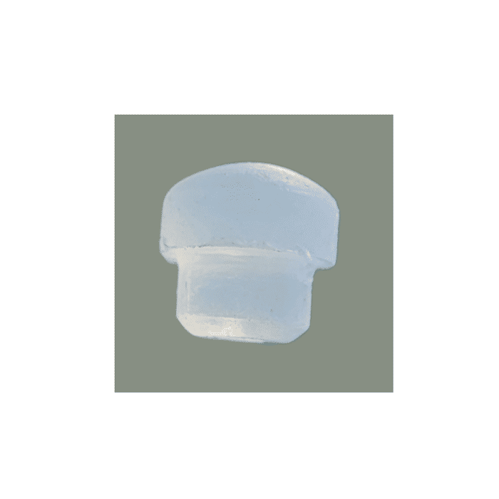 PINO DE VEDACAO SEMI-ESFERICO SILICONE - Cores disponíveis  (Translúcido e Vermelho)