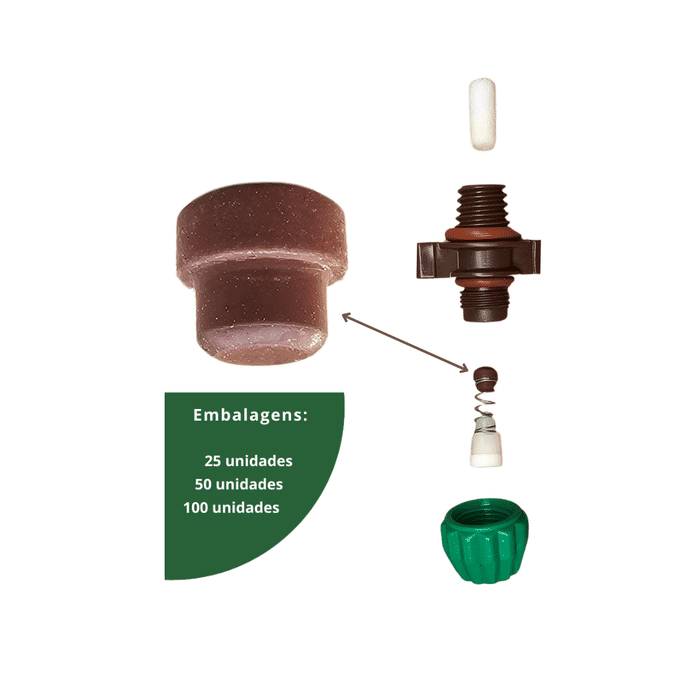 PINO DE VEDACAO SEMI- ESFERICO VITON - REPOSICAO