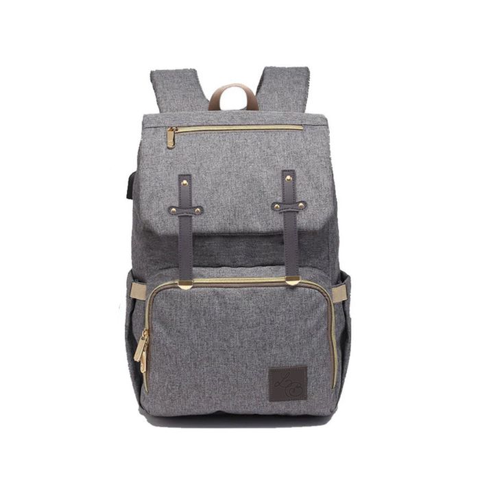 Mochila de Maternidade Ayane Impermeável - Cinza