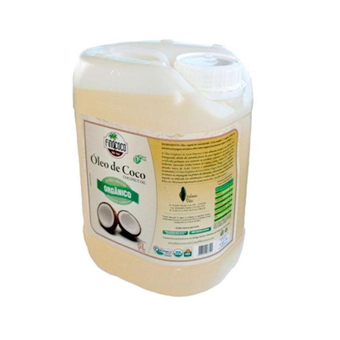 ÓLEO DE COCO EXTRAVIRGEM ORGÂNICO - 5 Litros