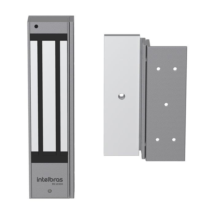 Fechadura Eletroímã 300 Kgf com sensor - FE 10300 V2 - Prata