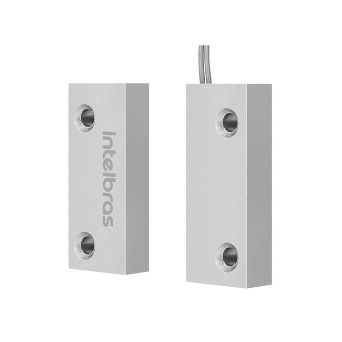 Sensor de abertura magnético com fio - XAS Porta de Aço Mini