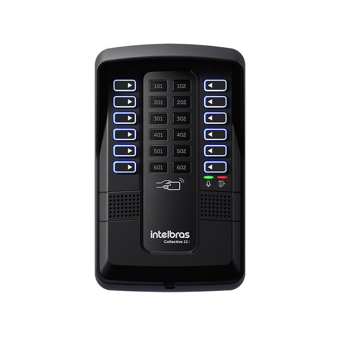 Central + Porteiro Coletivo Interligável - Collective 12i