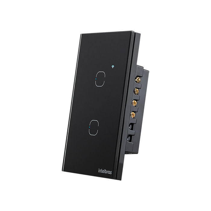 Interruptor touch inteligente zigbee  Preto - EZS 1002