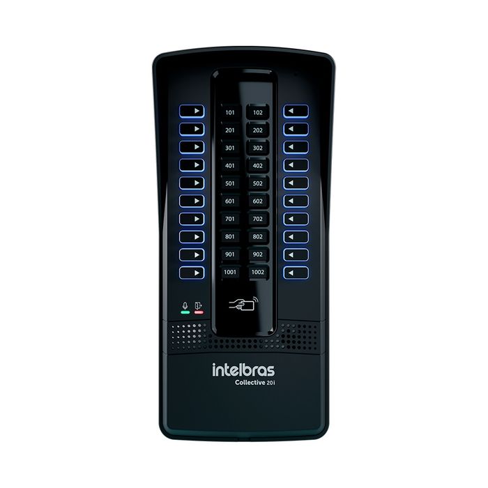 Central + Porteiro Coletivo Interligável - Collective 20i