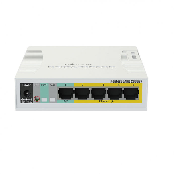SMART SWITCH RB260GSP - CSS106-1G-4P-1S - MIKROTIK