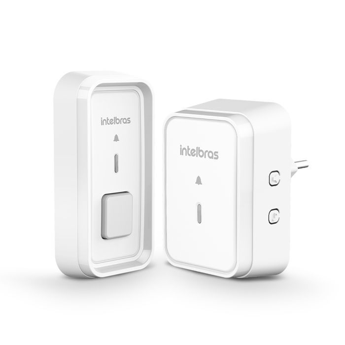 Campainha sem fio com Bateria - CIB 101 Branca