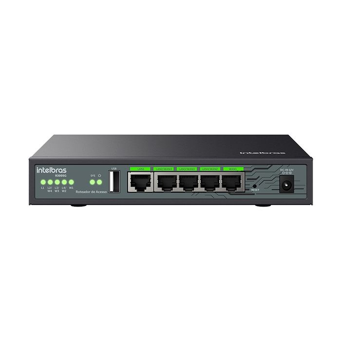 Roteador de Acesso 5 Portas Gigabit Ethernet - R3005G