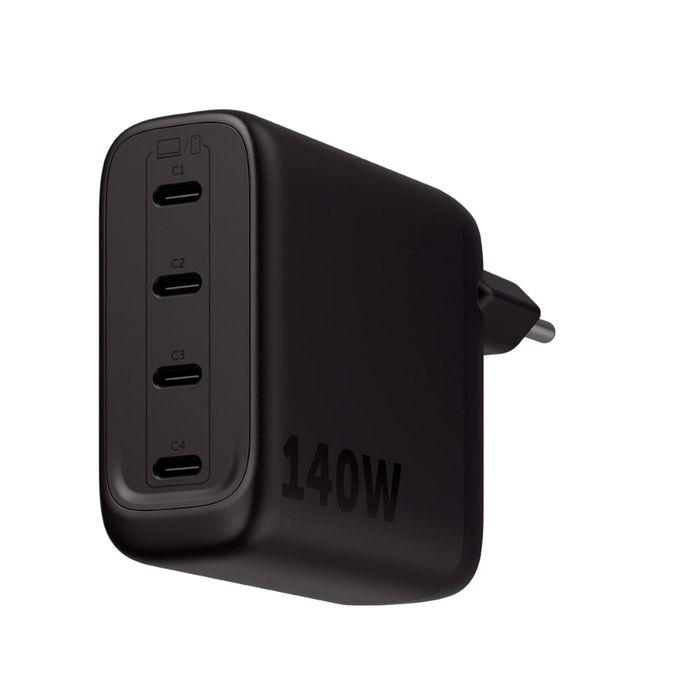 Carregador com 4 portas USB-C - EC 40 POWER 140W GaN