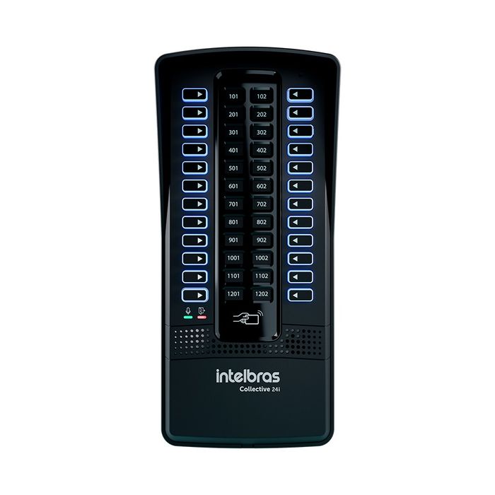 Central + Porteiro Coletivo Interligável - Collective 24i