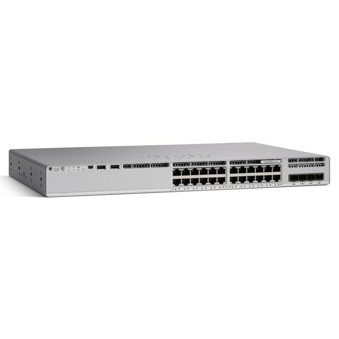 SWITCH - Catalyst 9200L 24-port data, 4 x 1G, Network Essentials C9200L-24T-4G-E-BR