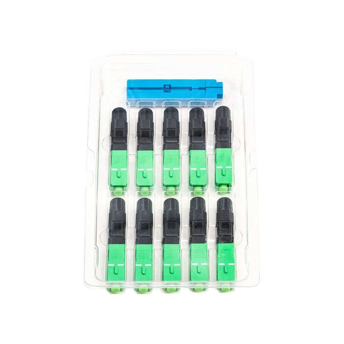 Conectores para Fibra Óptica de Campo SC/APC - XFF 2RS (Pacote 10 unidades)