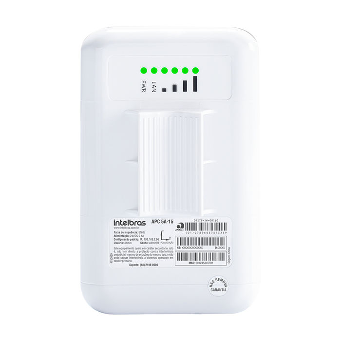 CPE/PTP 5 GHz com 15 dBi MiMo 2x2 - APC 5A-15