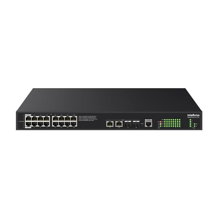 Switch Smart Hi-PoE com 20 portas Gigabit - SMART S2120G-HPA 240W