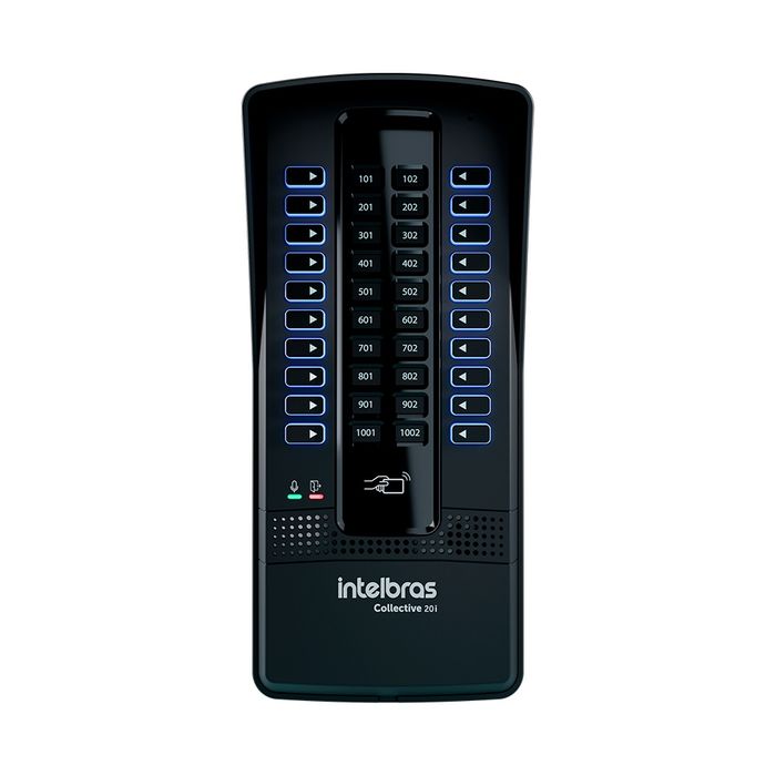 Central + Porteiro Coletivo Interligável - Collective 20i