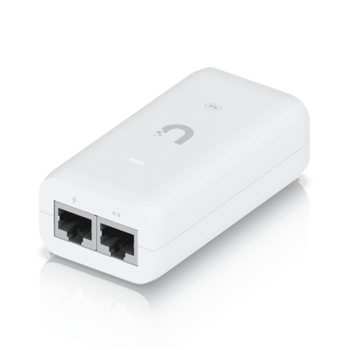 Conversor Ubiquiti Fast 10/100 - POE-48-24W-WH (NÃO COMPATÍVEL COM APs GIGA)