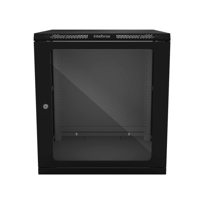 Mini rack desmontável de parede 12U 570mm - MRD 1257