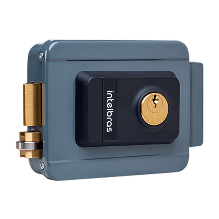 Fechadura elétrica de sobrepor universal - FX 2000 UN Cinza