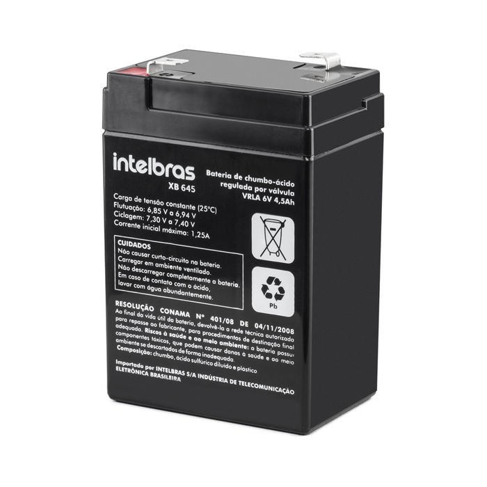 Bateria de chumbo-ácido 6 V 4,5AH - XB 645