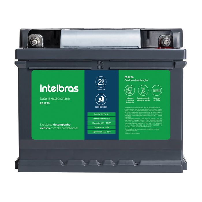 Bateria estacionária de chumbo-ácido 12V - EB 1236