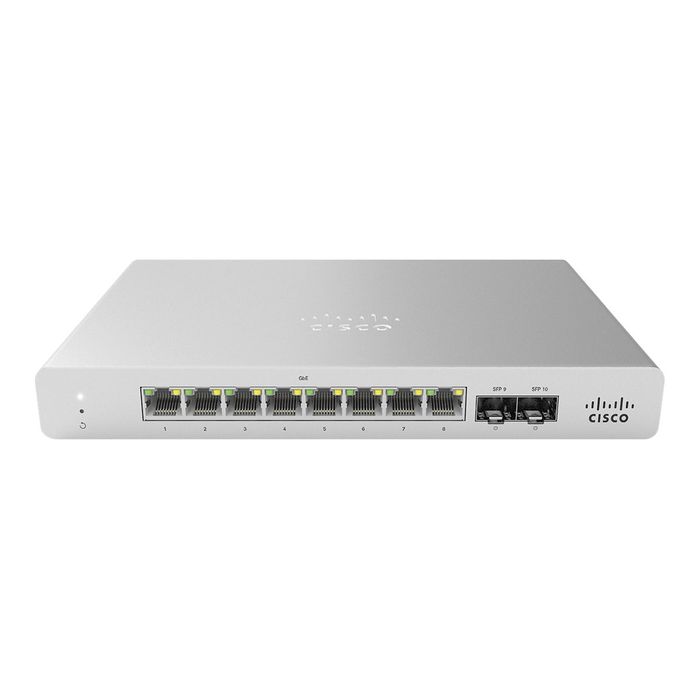 Switch Meraki MS120-8LP 1G L2 Cloud Managed 8x GigE 67W PoE Switch - MS120-8LP-HW