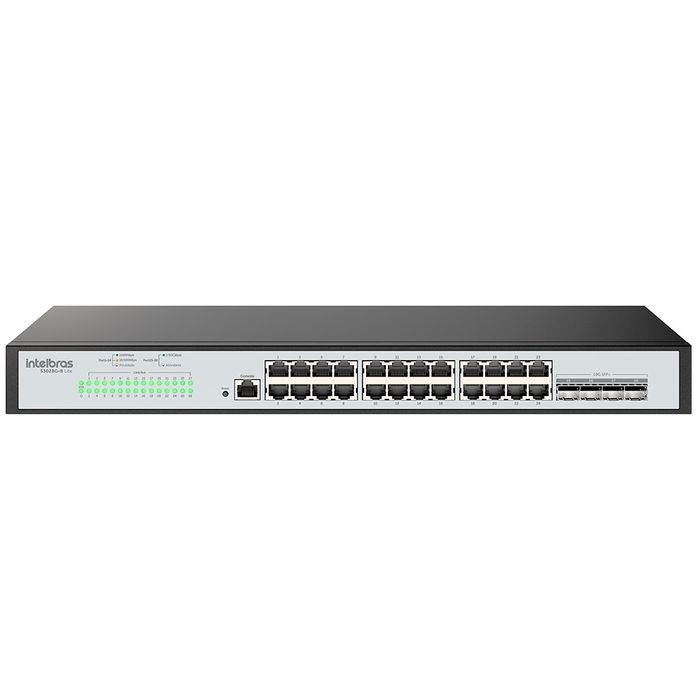 Switch Gerenciável L3 com 24 portas Gigabit e 4 SFP+ - S3028G-B Lite
