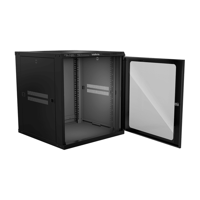 Mini rack desmontável de parede 12U 570mm - MRD 1257