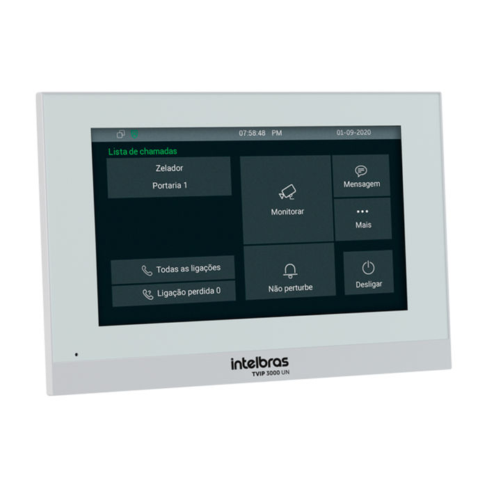 Terminal de vídeo IP universal com Wi-Fi - TVIP 3000 WIFI Branco