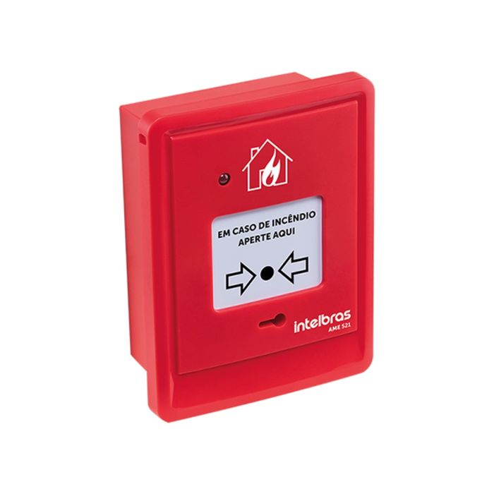 Acionador manual endereçável sem sirene - AME 521