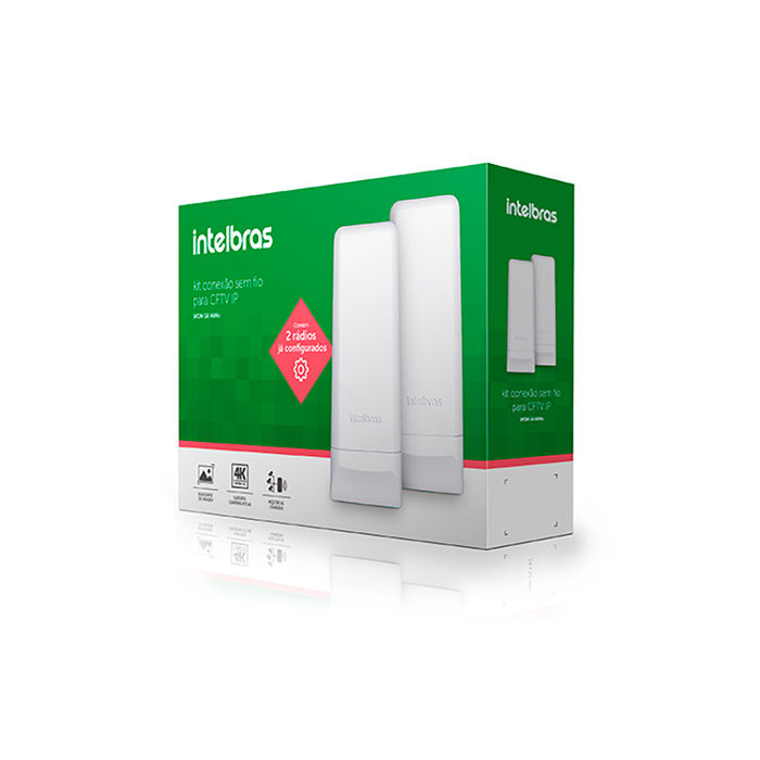 Kit conexão sem fio para CFTV IP – WOM 5A MiMo