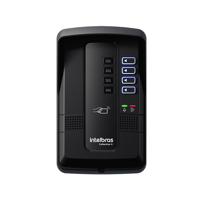 Central + Porteiro Coletivo Interligável - Collective 4i