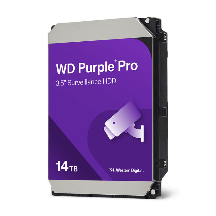 HD WD Purple™ Disco rígido para CFTV 14TB - WD142PURP