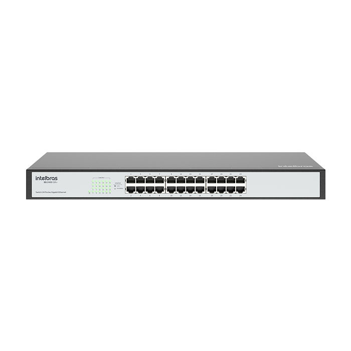 Switch 24 portas Gigabit Ethernet - SG 2400 QR+ SKD