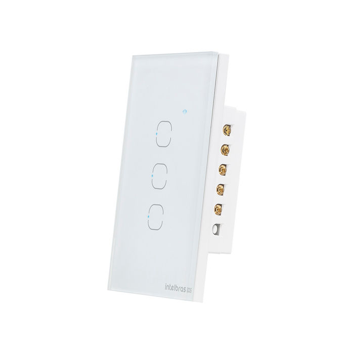 Interruptor touch inteligente zigbee Branco - EZS 1003