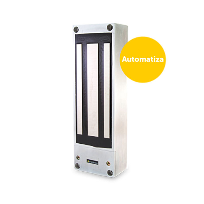 Fechadura-eletroímã 600 Kgf - F600 - com KT 314 Prata