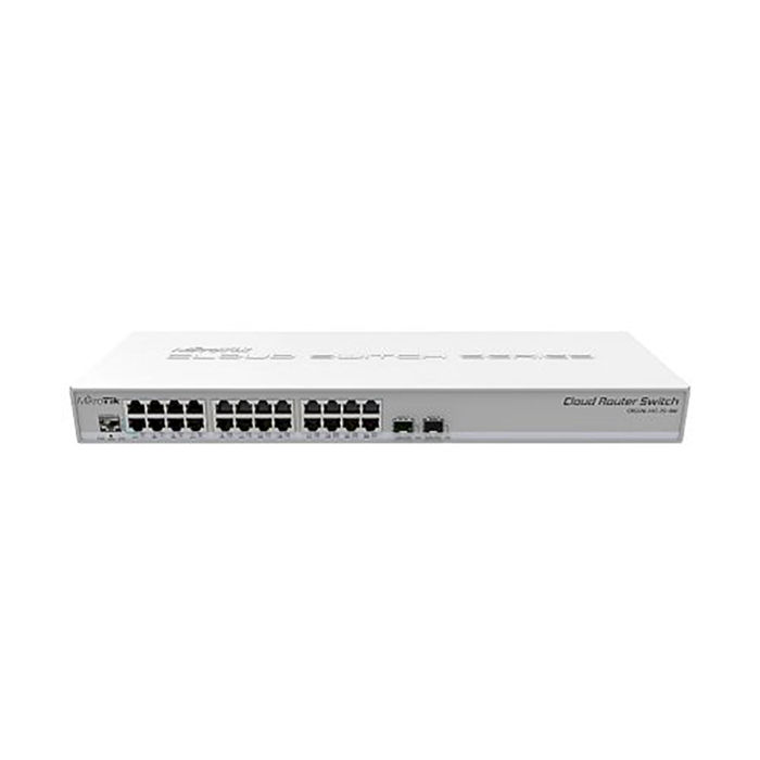 Cloud Smart Switch CSS326-24G-2S+RM - 24P GIGA + 2P SFP (10G) L2 MIKROTIK