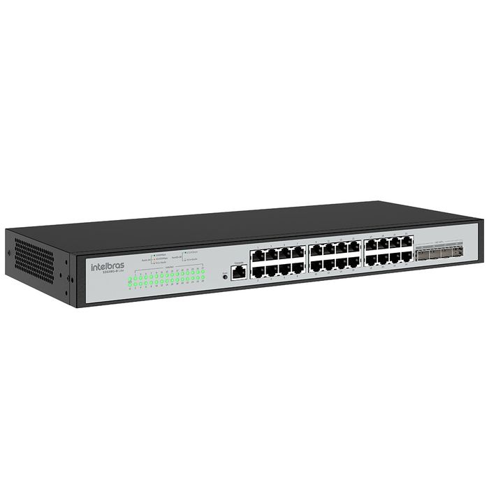 Switch Gerenciável L3 com 24 portas Gigabit e 4 SFP+ - S3028G-B Lite