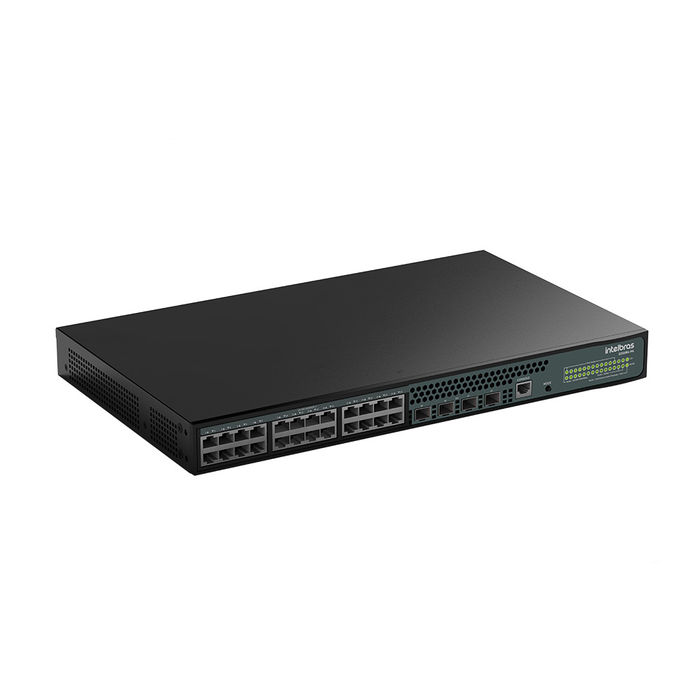 Switch Gerenciável 24 portas Gigabit Ethernet PoE e 4 portas SFP - S2328G-PA