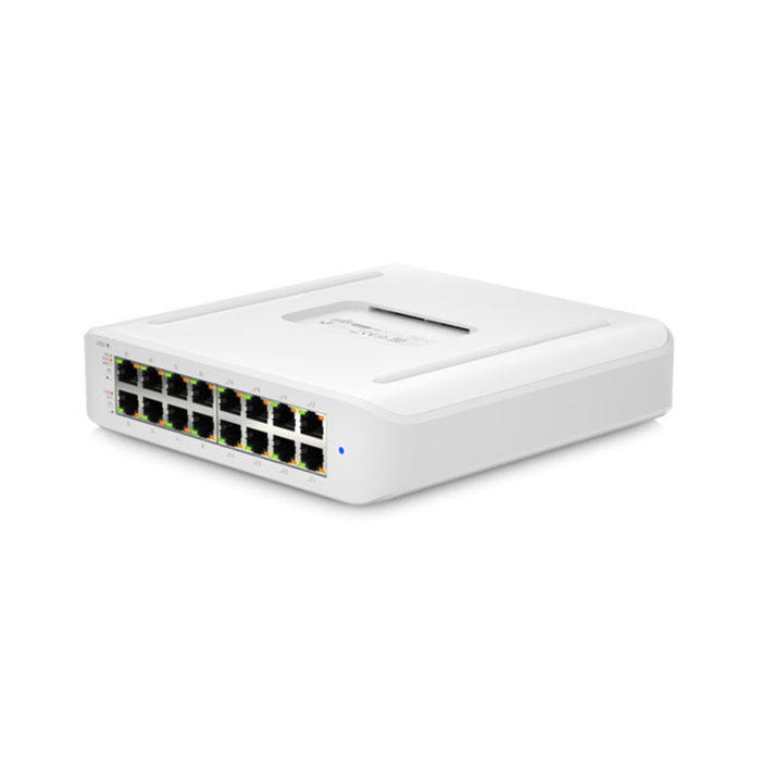 Switch PoE de Camada 2 com 16 portas RJ-45 Gigabit USW-Lite-16-PoE-BR