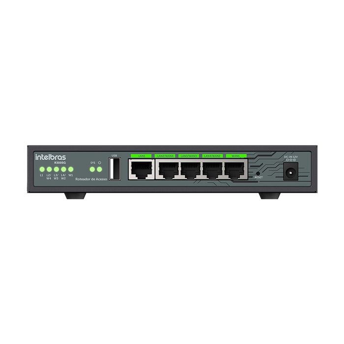 Roteador de Acesso 5 Portas Gigabit Ethernet - R3005G